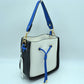 Color-Block Drawstring Bucket Bag with Multi-Strap Options