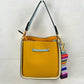 Color-Block Drawstring Bucket Bag with Multi-Strap Options