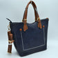 Vegan Leather Tote Shoulder Handbags For Women