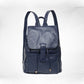 Women's Cowhide Version College Style Genuine Leather Backpacks
