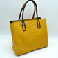 Solid Faux Leather Tote Bag Shoulder Bag
