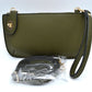 Pebbled Crossbody Clutch Bag with Removable Straps