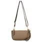 Pebbled Crossbody Clutch Bag with Removable Straps