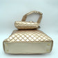 2-in-1 Large Quilted Tote Bag with Pouch