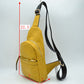 Zippered Crossbody Sling Bag with Adjustable Strap