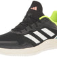 adidas Mens Defiant Speed Sneaker Core Black/White/Lucid Lemon 9