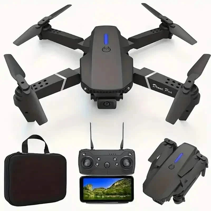 Dron WiFi FPV RC con cámara HD 4K, 40 minutos de tiempo de vuelo, dron con evitación de obstáculos