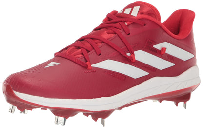 adidas Mens Adizero Afterburner 9 Sneaker Team Power Red/White/Vivid Red 9.5