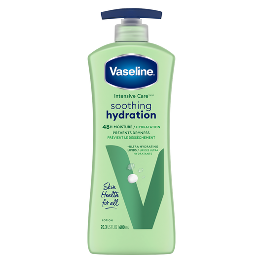 Loción Corporal Hidratación Calmante Intensive Care de Vaseline, Aloe, 20.3 Oz