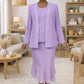 REBAJAS - Conjunto de 3 piezas Hosanna 5577 Modesto hasta el tobillo (Talla 5XL)