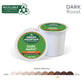 Green Mountain Coffee Descafeinado Dark Magic K-Cup Pods, Tostado Oscuro, 24 Unidades para Cafeteras Keurig