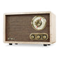 Victrola Radio Retro de Madera con Bluetooth y Altavoces Integrados Diseño Elegante y Vintage Dial Giratorio de Sintonización AM/FM Transmisión Inalámbrica Natural