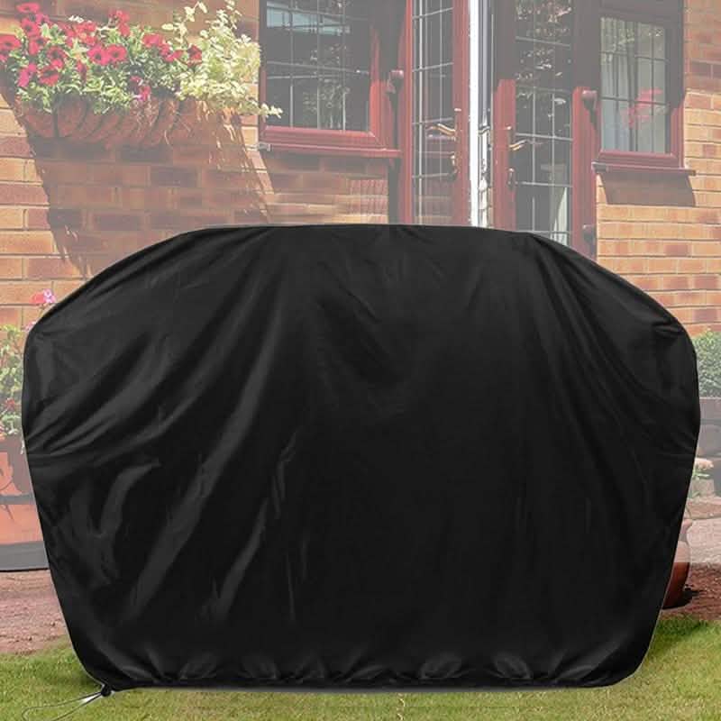 Cubierta impermeable negra para parrilla de gas de 57 pulgadas