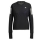 adidas Womens Own The Run Long Sleeve T-Shirt Black