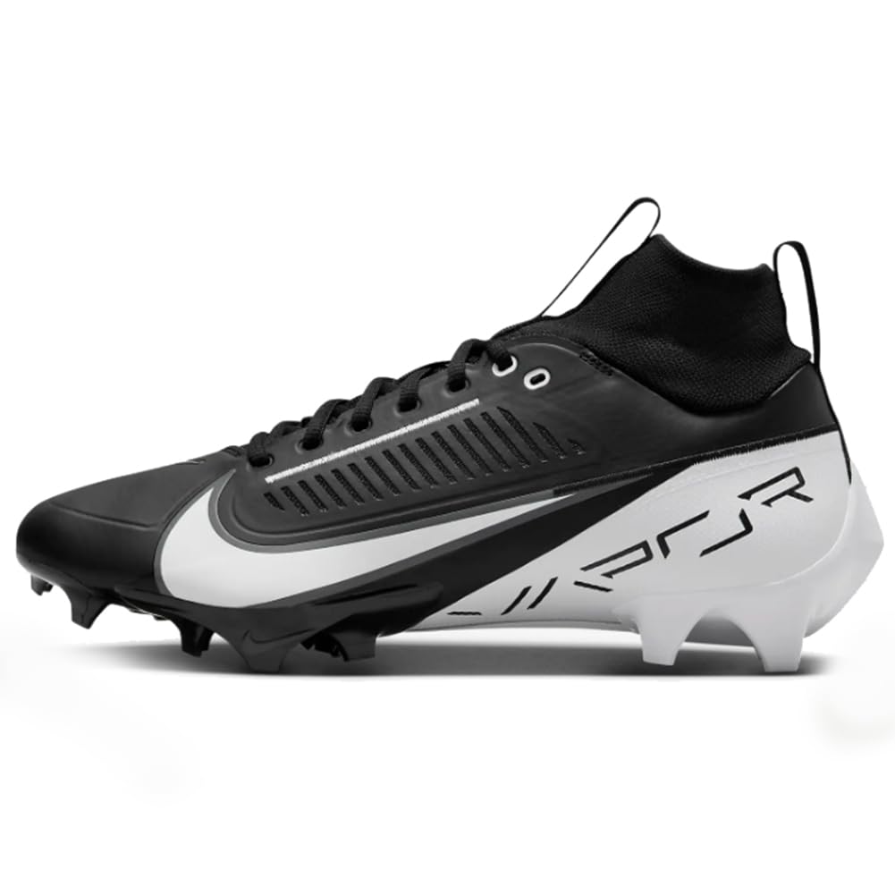 Tacos de fútbol americano para hombre Nike Vapor Edge Pro 360 2 (DA5456-001Black/White-Black) Talla 13