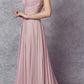 Juliet 585 A-Line Gown Cap Sleeve Empire Waist Full Length