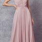 Juliet 585 A-Line Gown Cap Sleeve Empire Waist Full Length