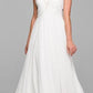 Juliet 585 A-Line Gown Cap Sleeve Empire Waist Full Length