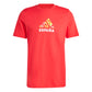adidas Mens Spain Fan Graphic T-Shirt Ray Red