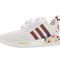 adidas NMD_R1 Womens Shoes Size 11 Color: Cloud White/Power Berry/Gold Metallic-White