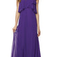 Juliet 591 Long Bridesmaid Dress Ruffled Bodice