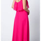 Juliet 591 Long Bridesmaid Dress Ruffled Bodice