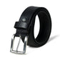 Nexus Black Leather Belt