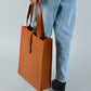 Chestnut Elegance Leather Tote