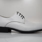 Carrucci Calfskin Oxford - White