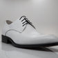 Carrucci Calfskin Oxford - White