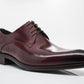 Ugo Vasare Burnished Calfskin Oxford - Burgundy