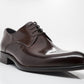 Carrucci Burnished Calfskin Oxford - Chestnut