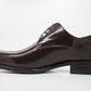 Carrucci Burnished Calfskin Oxford - Chestnut