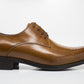 Carrucci Burnished Calfskin Oxford - Cognac
