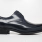 Carrucci Burnished Calfskin Oxford - Navy