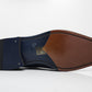 Carrucci Burnished Calfskin Oxford - Navy