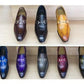 Carrucci Calfskin Loafer - Purple