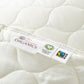 Protectores de almohada acolchados de algodón orgánico elevados