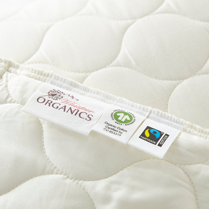 Protectores de almohada acolchados de algodón orgánico elevados