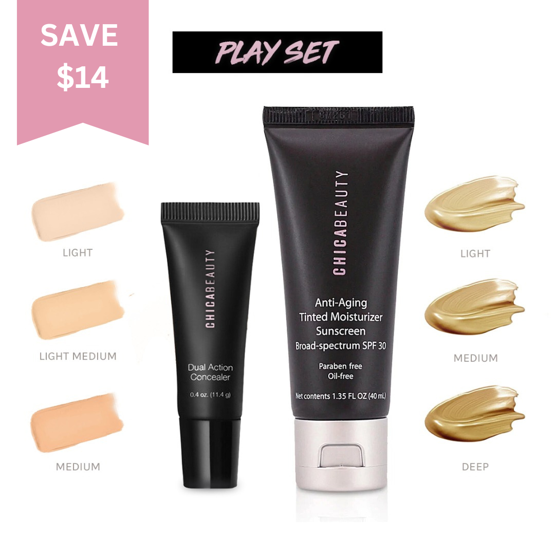 SET DE JUEGO (Crema Hidratante con Color + Corrector)