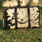 Medium Cowhide Duffel Bag, Genuine Leather Travel Luggage, Perfect Gift for Him or Her