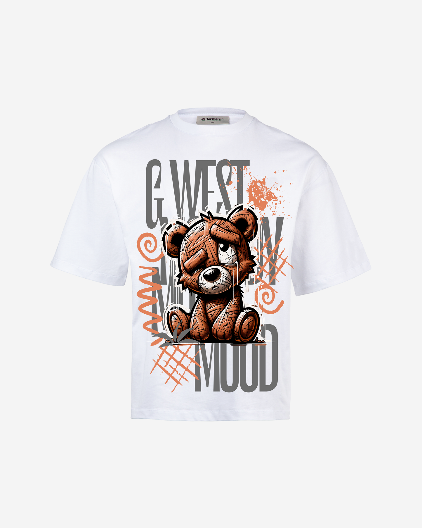 G WEST MOOODY MOOD OVERSIZED T-Shirt Mens