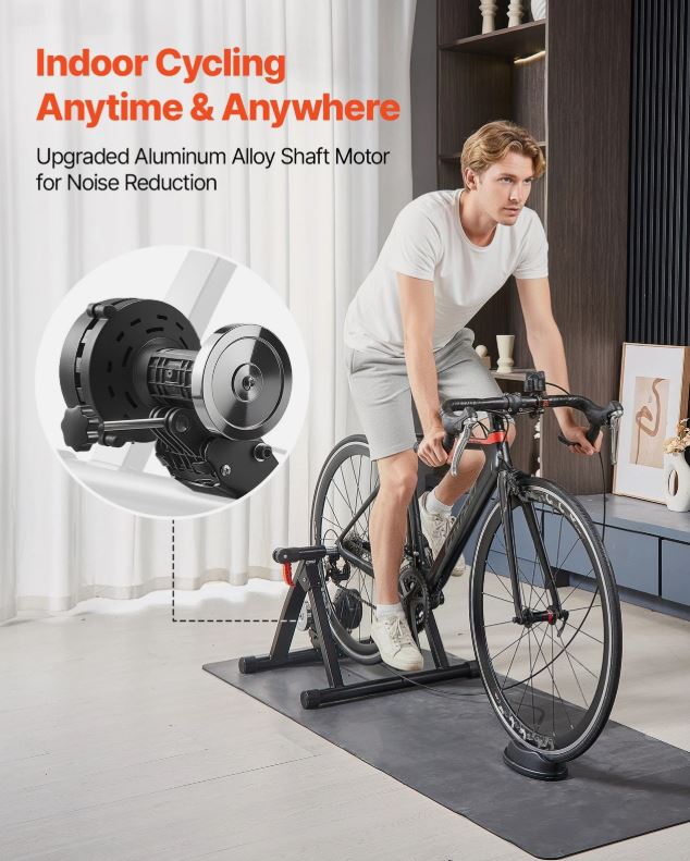 Soporte de ciclismo para interiores Uimoso Magnetic Bike Trainer, compatible con ruedas de 26-29 pulgadas y 700C