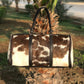 Handcrafted Medium Cowhide Duffel Bag, Ideal for Business Travels, Great Unisex Gift Idea