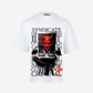 G WEST THE DEVIL SPEAKS OVERSIZED T-Shirt Mens