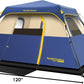 FanttikOutdoor Camping Tent 6 Person Instant Cabin Tent Setup in 60 Seconds with Rainfly & Windproof Portable with Carry Bag for Family Camping & Hiking, Upgraded Ventilation, Navy Blue