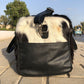 Pony Skin Bags: Medium Cowhide Duffel, Luxurious Genuine Leather, Unique Gift for Him or Her