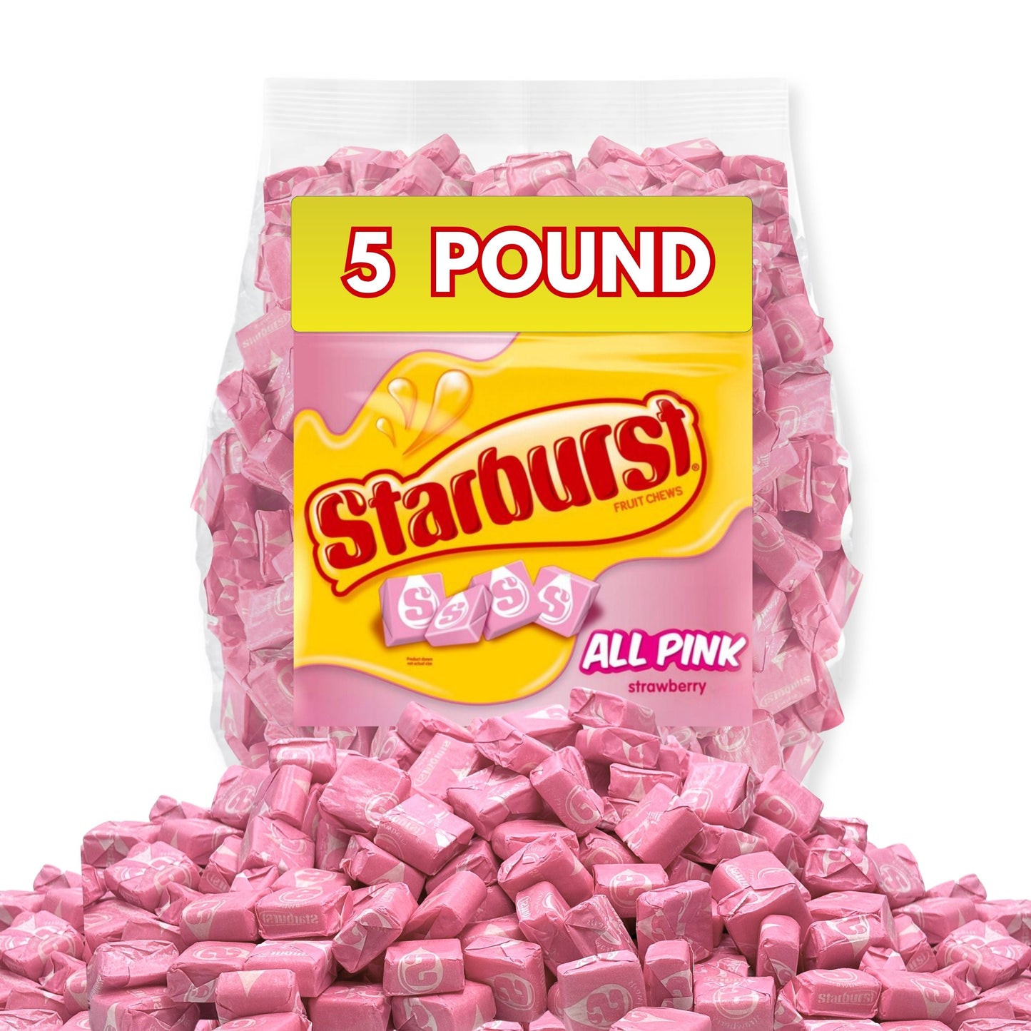Starburst All Pink Fruit Chews – Bulk Value Bag