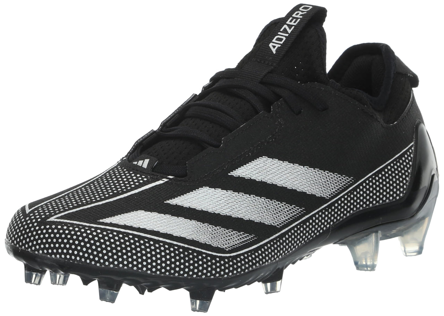 adidas Zapatilla de fútbol Adizero Electric.1 para hombre, negro/blanco/negro 8