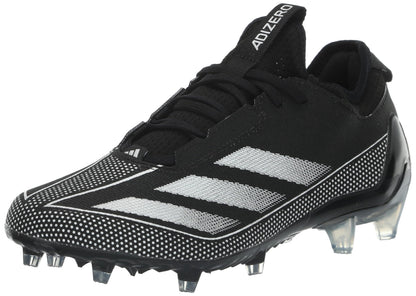 adidas Zapatilla de fútbol Adizero Electric.1 para hombre, negro/blanco/negro 8